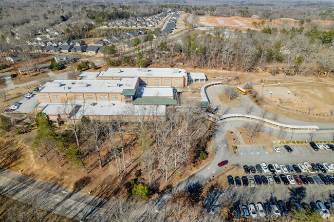 Side view of Taylors Elementary School