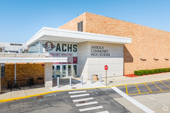 Antioch Community High School is a highly rated public school with a rating of A on Niche.