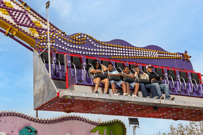 Bright lights and fast rides thrill visitors at the 5th Annual Mesilla Valley Mall Carnival.