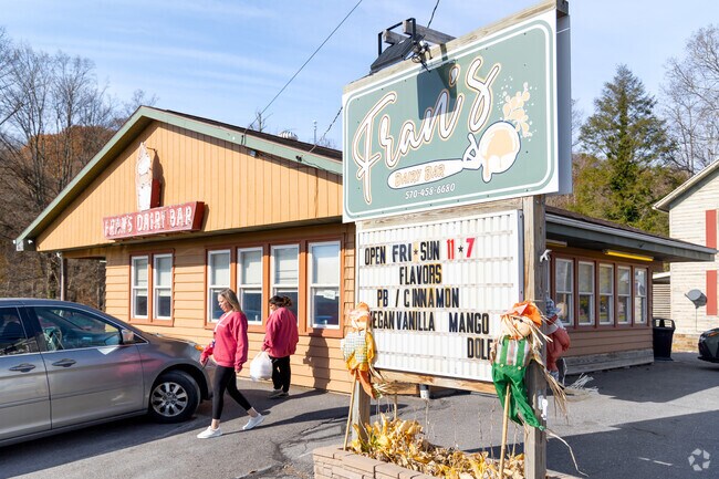 Fran’s Dairy Bar in Millville serves ice cream and snacks just minutes from Pine Township.