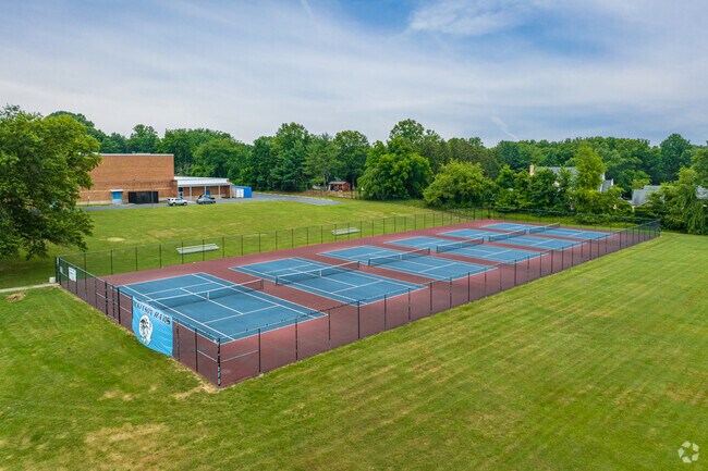 Students have athletic facilities on the property at John Dickinson School in Wilmington.