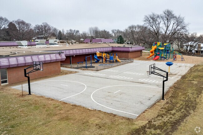 The students of Hitchcock Elementary School enjoy learning outdoors.