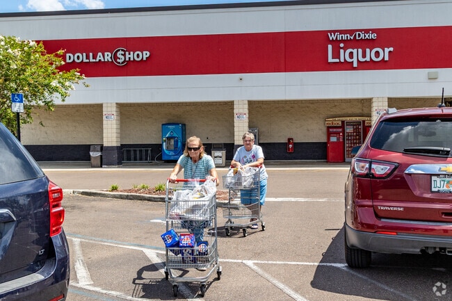Winn-Dixie in Zephyrhills West provides quick access to groceries nearby.