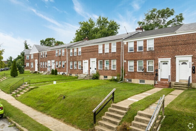 The red brick rowhome is ubiquitous throughout Cameron Village.