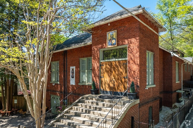St Nicholas Orthodox Academy sits along Cherokee Avenue in Grant Park.