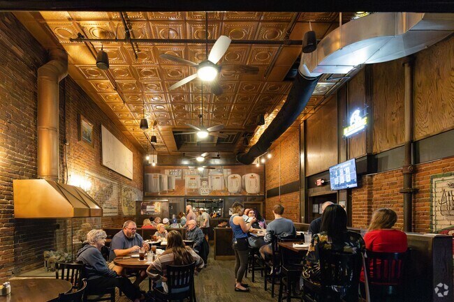 Blackhorse Pub & Brewery serves a variety of their own brews and dinner to locals in Clarksville.