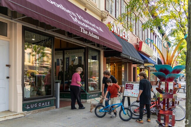 Goshen Historical Museum is a short walk from the Historic Racemere Peninsula.