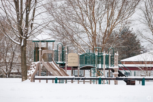 Thomas Jefferson Elementary-Middle has a large playground for recess.