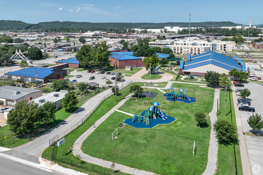 Eugene Field Elementary School has tons of space for kids to run, play and exercise.