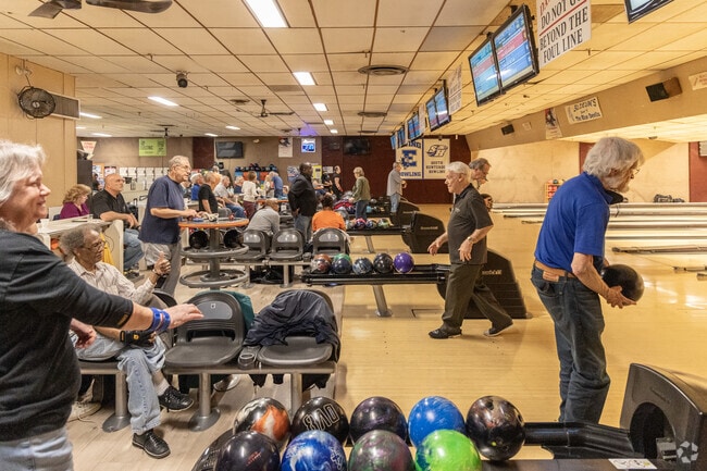 Slocum's Bowling, Bar, and Grille in Parkway Village is a fun spot for friendly tournaments.