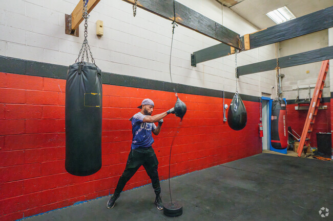 Work on your hand-eye coordination at the Nelson Jordan Center near Center Wheeling.