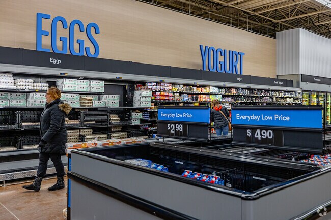 Walmart has one of the largest selections of groceries near University Avenue Neighborhood.