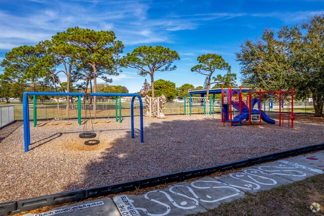 Students will take breaks outside where they can play at Bardmoor elementary school.