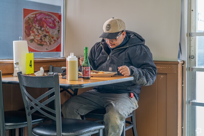 Options for Latin food are plentiful, with restaurants such as Taqueria y Antojitos.