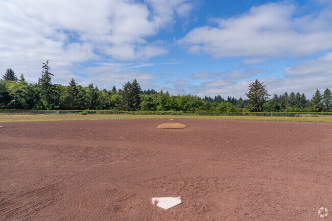 Slide into home base at Lewis & Clark Baseball Fields in Jeffers Garden.
