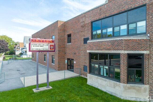 Irving Middle School serves the Maywood area.