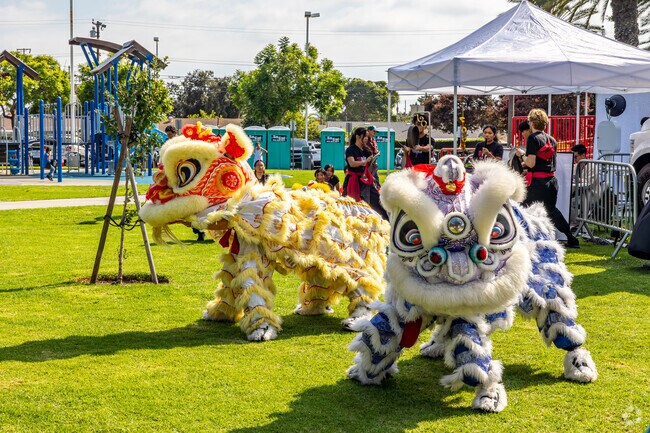 The entertainment at the Little Saigon Community Festival is spectacular.