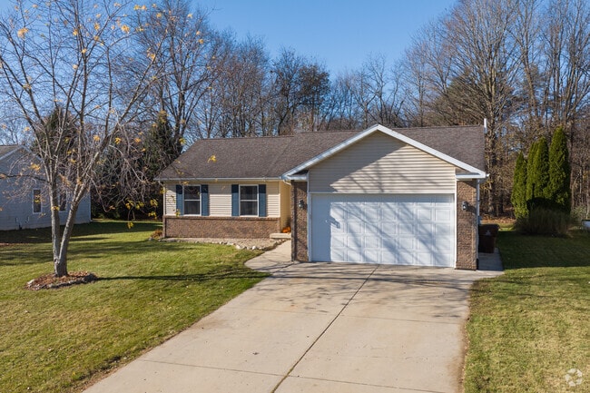 Newer ranch style homes can be found on Addams street in the village of Dansville.