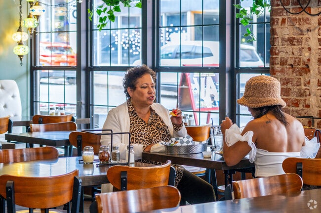 Zeffiro's Pizzeria Downtown offers a delicious slice just a short drive from West Side.