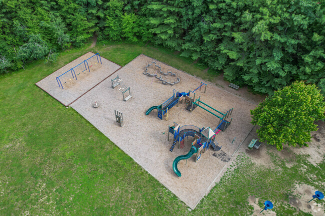 Pine Hill Elementary School playground in Framingham.