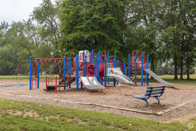 Edison Elementary School playground in the city of Westland.
