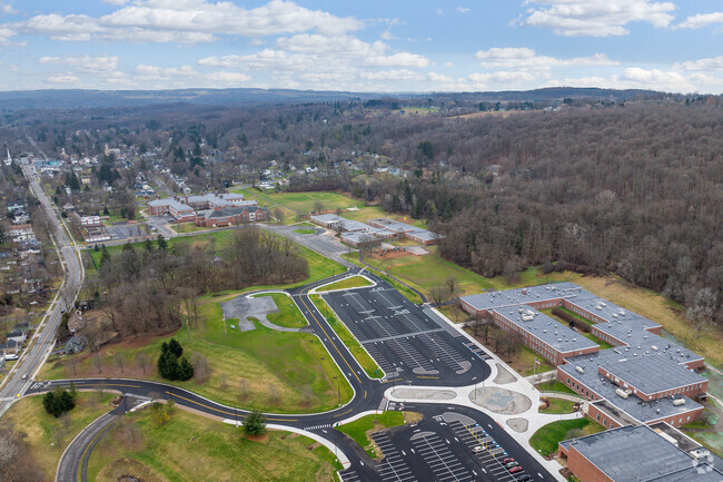 C.S. Driver Middle School is right next door to the other two schools in Marcellus, NY.