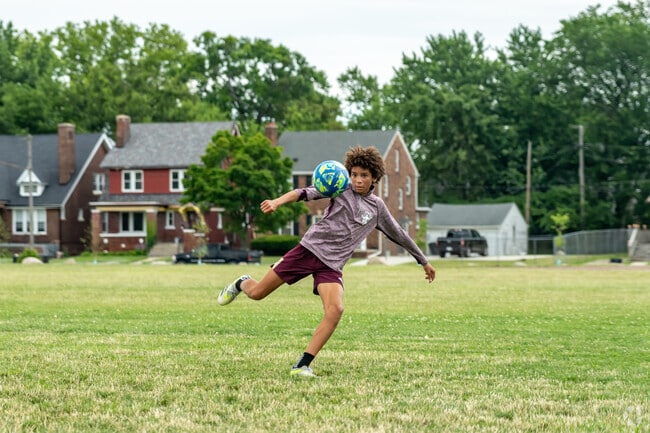 There is plenty of room to practice your shot, swing, or throw at Calimera Park.
