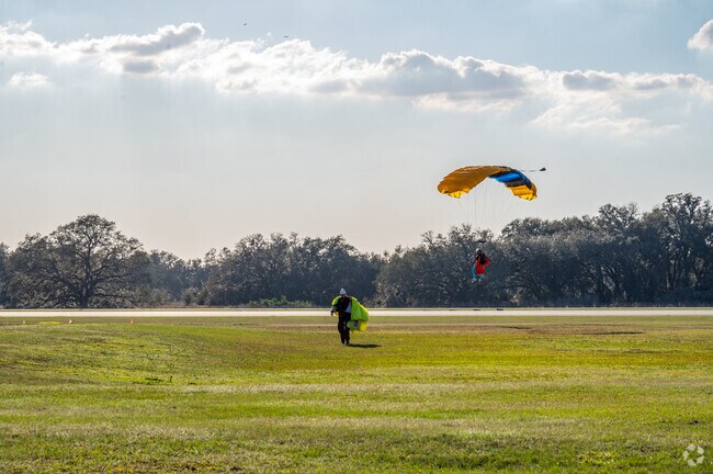 Skydive City Zephyrhills is a world-renowned facility offering tandem and solo jumps, training and a bar.