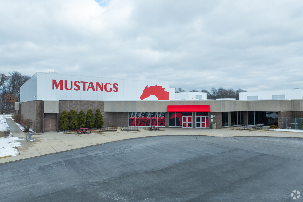 Wilbur Wright Middle School is home of the Mustangs.