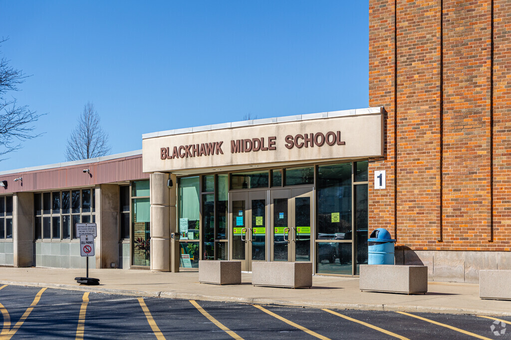 About 655 students are enrolled at Blackhawk Middle School in Bensenville.