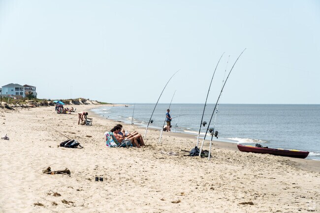 It’s not hard to find good surf fishing on Broadkill Beach not far from Milton.