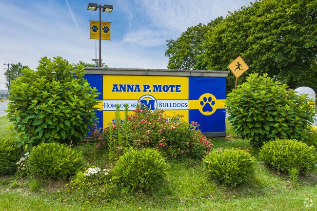 Anna P. Mote Elementary in Wilmington is home of the Bulldogs.