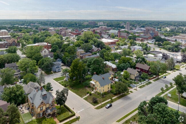 Nearby Whispering Trail is the Historic district of Elgin, showcasing classic American styles.