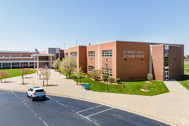 Summit Hill Junior High School is an option for students in the Frankfort Square area.