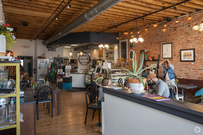 Vergennes Township folks stop by Sweet Season Bakery, a popular coffee shop in Lowell.