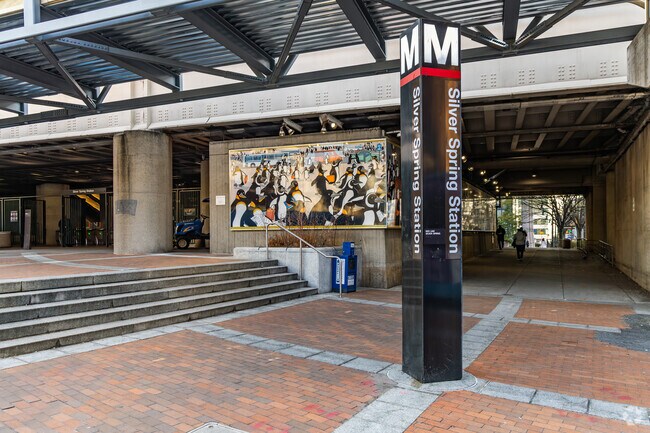 Silver Spring Metro is the gateway to urban exploration.