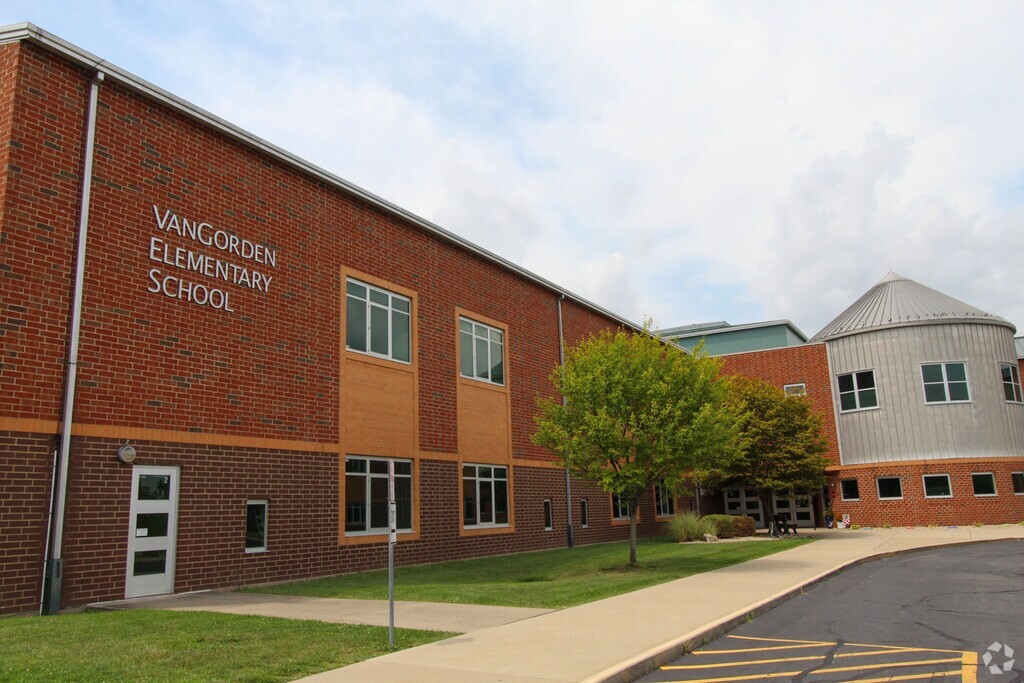 A wide shot for Vangorden Elementary School.