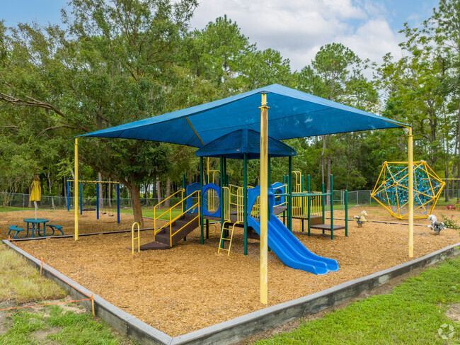 Students can play in the shade at Victory Christian Academy.