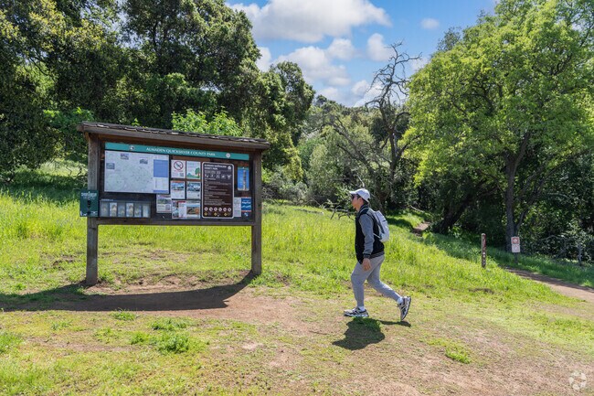 Almaden Quicksilver Park offers a peaceful escape with scenic trails and rich history.