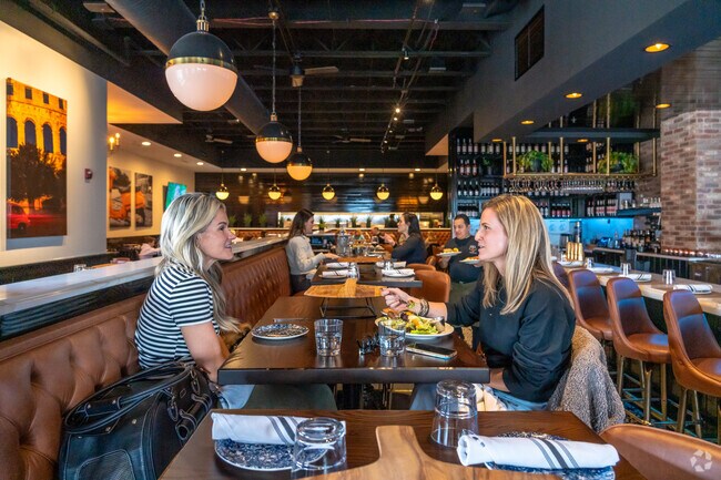 Enjoy fantastic Italian dishes and pizza at Ella's Italian Pub in downtown Western Springs.