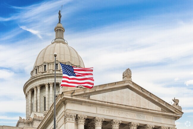 The Oklahoma State Capitol is a central feature in the Capitol View neighborhood.
