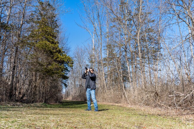 At the Buttercup Farm Audobon Sanctuary, residents can walk scenic trails and spot over 80 species of birds.