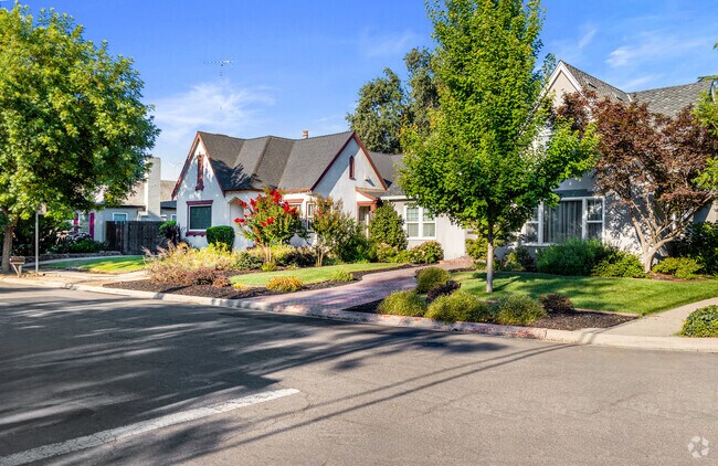 Plenty of A frame homes in Aurora Modesto, Ca.