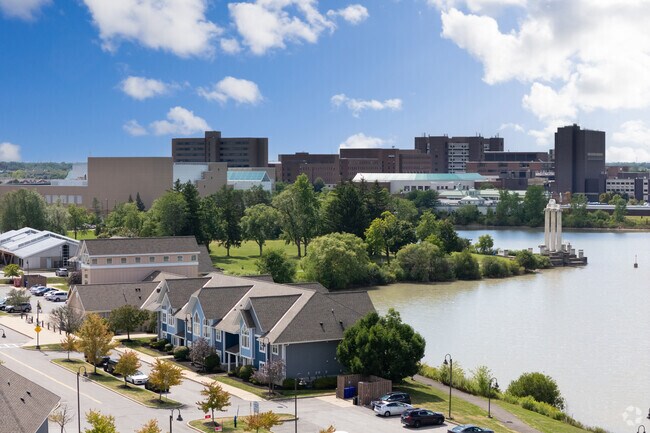 The University at Buffalo’s North Campus and housing are nearby North Amherst.