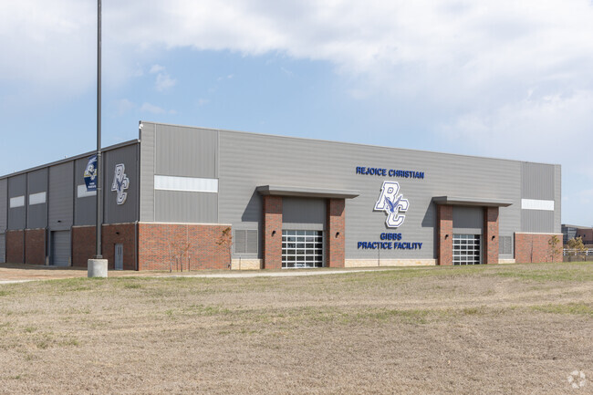 Students at Rejoice Christian School have top opportunities with the Gibbs Practice Facility.