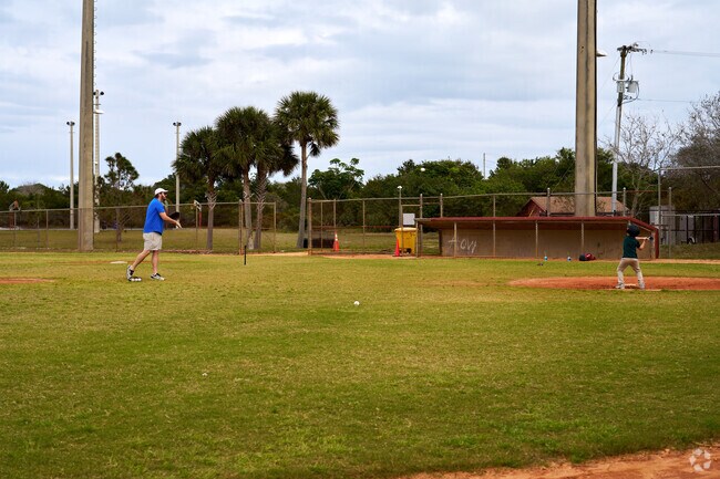 Tequesta Park has a couple of open fields great for taking the kids out to play ball.