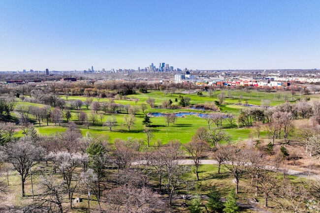 Columbia Park has over 180 acres of rolling hillsides and open green spaces.
