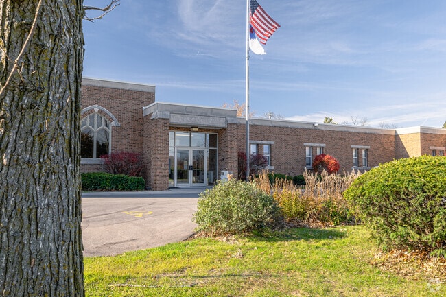 St. John's Lutheran School provides education in the neighborhood of 
Fox Point.
