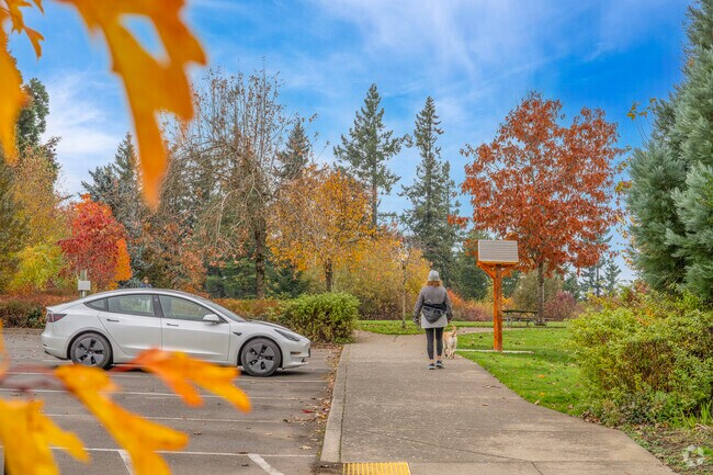 Enjoy a relaxing walk through the evergreen-lined neighborhood of Marylhurst.