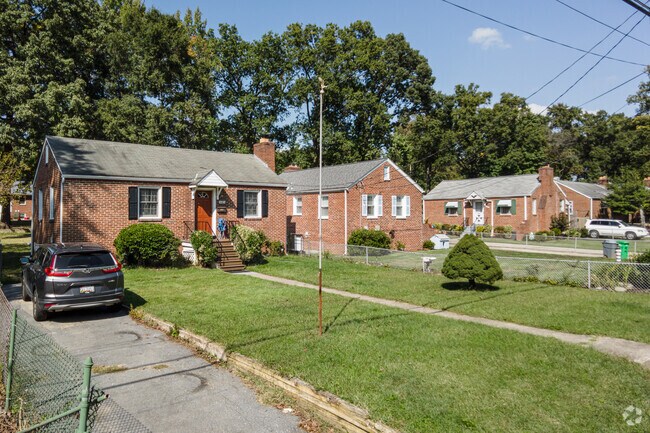 Rows of brick Minimal Traditional homes make up the Lanham area.